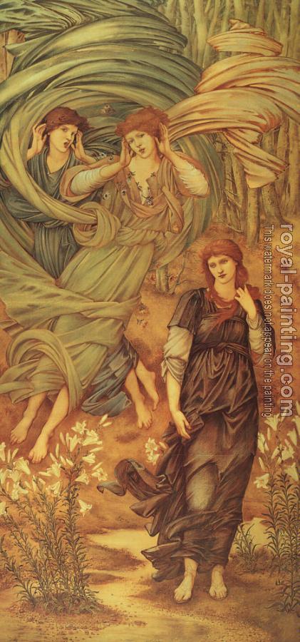 Sir Edward Coley Burne-Jones : Sponsa de Libano (The Bride of Lebanon)